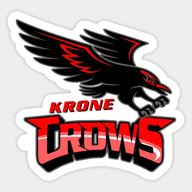 Krone Crows Sticker by BSHS2004Merch